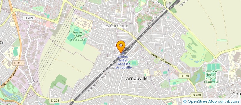 localisation de l'entreprise SARL DOREE à ARNOUVILLE