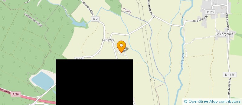 localisation de l'entreprise SARL DOREY PERDRIER  VILLY-LE-MOUTIER