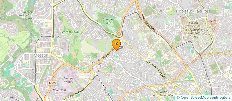 localisation de l'entreprise SARL DOROTHEE ALLARD à MONTPELLIER