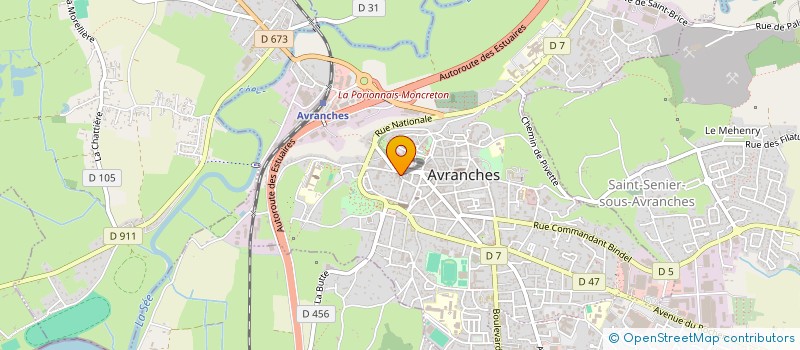 localisation de l'entreprise SARL DORRIERE à AVRANCHES