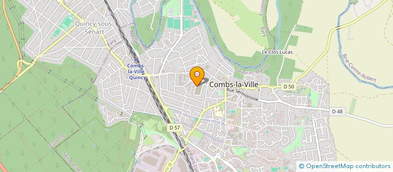 localisation de l'entreprise SARL DORY ELEC  COMBS-LA-VILLE