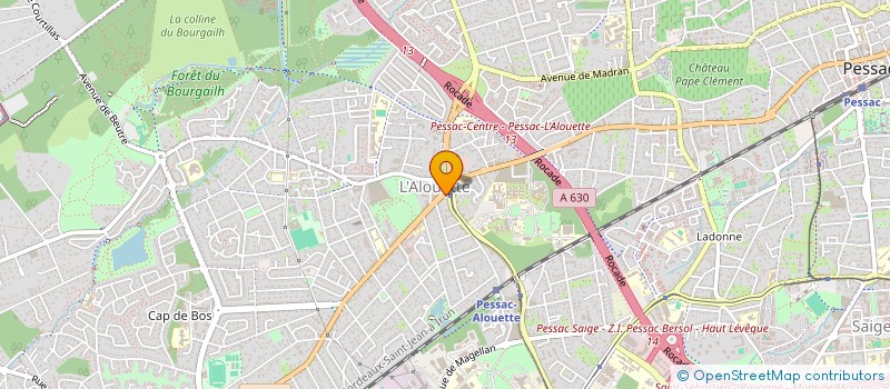 localisation de l'entreprise SARL DOS SANTOS  PESSAC