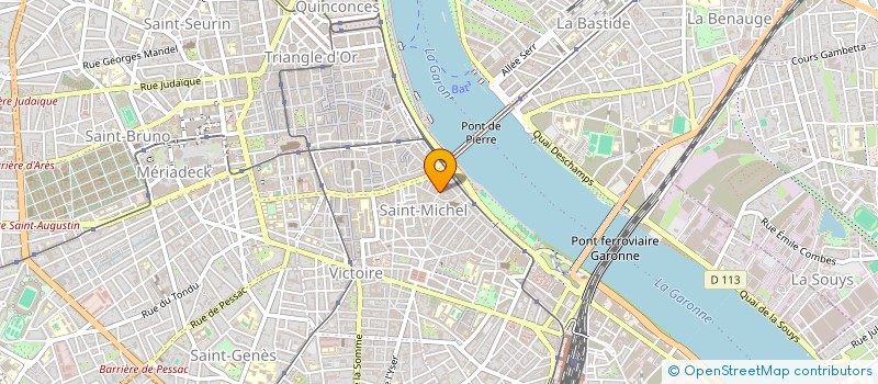 localisation de l'entreprise SARL DOS SANTOS à BORDEAUX