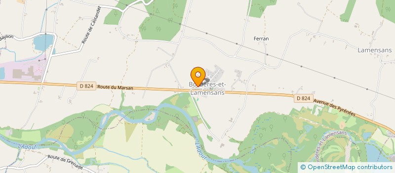 localisation de l'entreprise SARL DOUAUMONT à BORDERES-ET-LAMENSANS