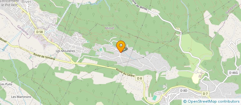 localisation de l'entreprise SARL DOUBLE CONCEPT  MIMET