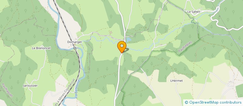 localisation de l'entreprise SARL DOUBLEVEBE  VALS-LE-CHASTEL