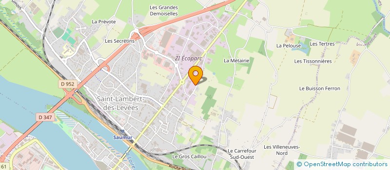 localisation de l'entreprise SARL DOUGE FORMATION CONSEIL à SAUMUR