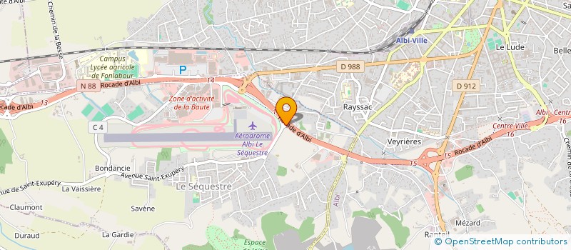 localisation de l'entreprise SARL DOUMERG ENVIRONNEMENT à LE SEQUESTRE