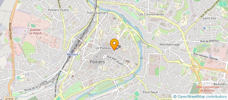 localisation de l'entreprise SARL DOUNIA  POITIERS