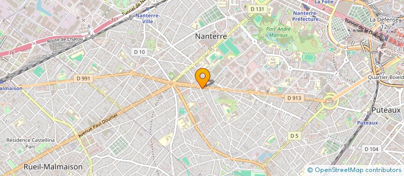 localisation de l'entreprise SARL DOUNIA  NANTERRE