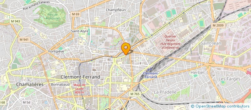 localisation de l'entreprise SARL DOUNIA  CLERMONT-FERRAND