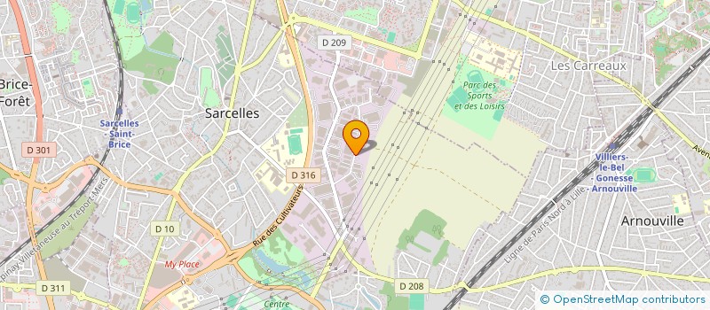 localisation de l'entreprise SARL DOUS à SARCELLES