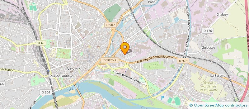 localisation de l'entreprise SARL DOUZE FRERES CHEZ EDWARD à NEVERS