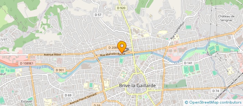 localisation de l'entreprise SARL DOVA  BRIVE-LA-GAILLARDE