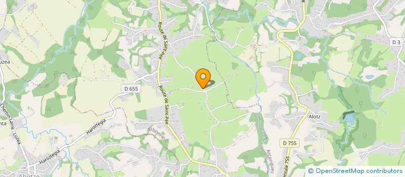 localisation de l'entreprise SARL DOYHARCABAL LOCATION GESTION INVESTISSEMENT  ARBONNE