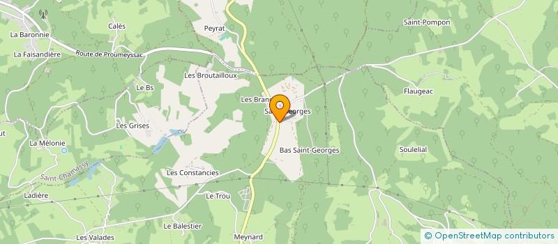 localisation de l'entreprise SARL DP24  COUX ET BIGAROQUE-MOUZENS