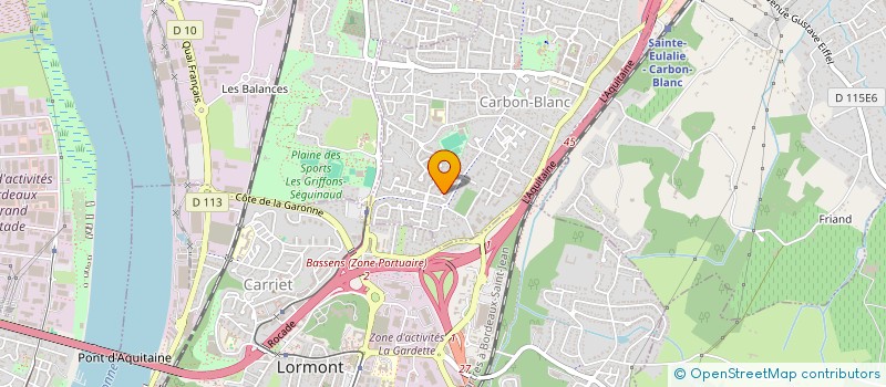 localisation de l'entreprise SARL DR ELEC  CARBON-BLANC