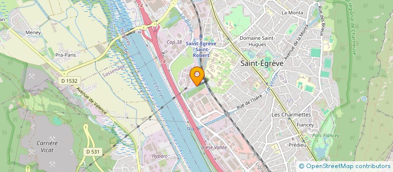 localisation de l'entreprise SARL DRAC à SAINT-EGREVE