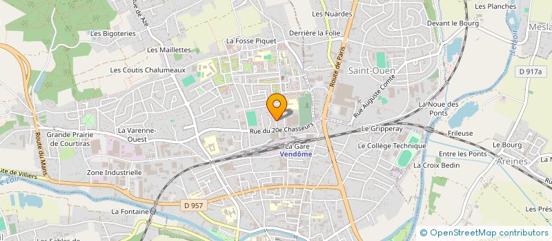 localisation de l'entreprise SARL DRAGOHM ELECTRONIQUE  VENDOME