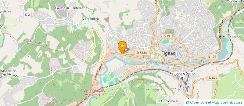 localisation de l'entreprise SARL DRAGSTER à FIGEAC