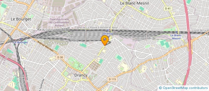 localisation de l'entreprise SARL DRANCY CENTRE AUTO à DRANCY