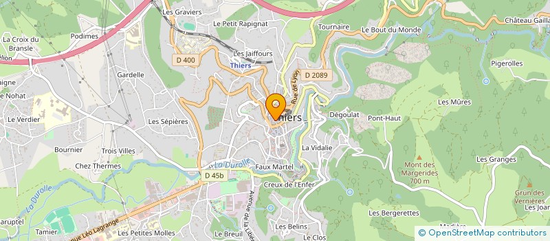 localisation de l'entreprise SARL DRB MAROC EUROPE à THIERS