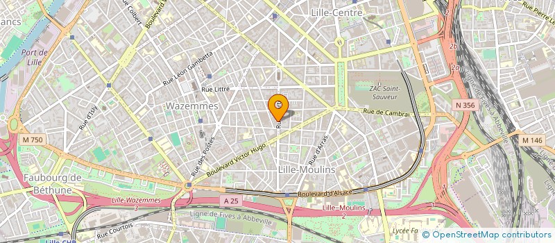 localisation de l'entreprise SARL DRIMAT  LILLE