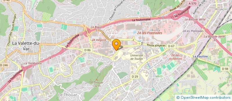 localisation de l'entreprise SARL DRIVEURLOC à LA VALETTE DU VAR