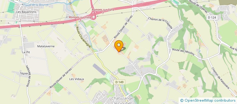 localisation de l'entreprise SARL DROM'OEUFS à CHATUZANGE-LE-GOUBET