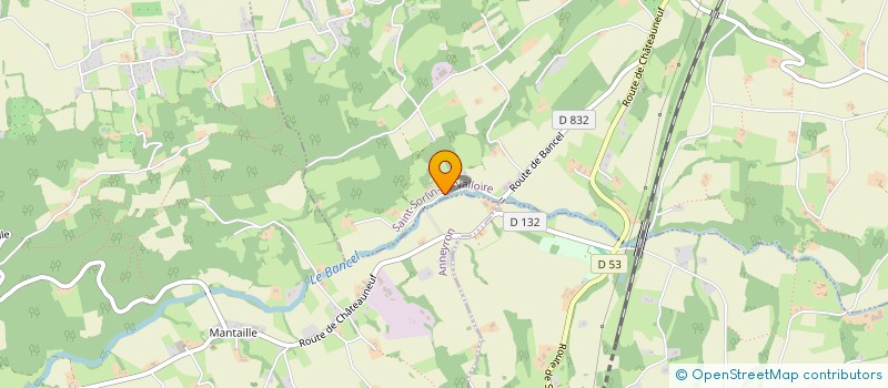 localisation de l'entreprise SARL DROME FORAGE  SAINT-SORLIN-EN-VALLOIRE