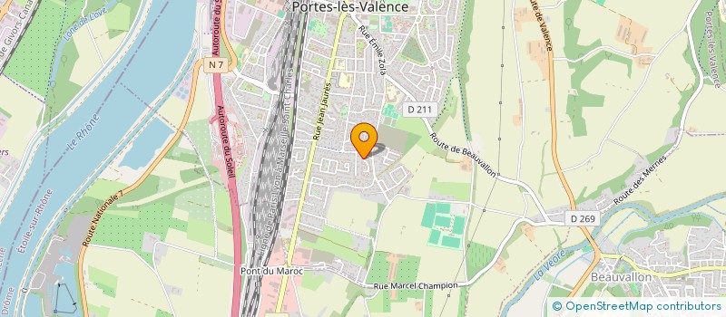 localisation de l'entreprise SARL DROME VO à PORTES-LES-VALENCE