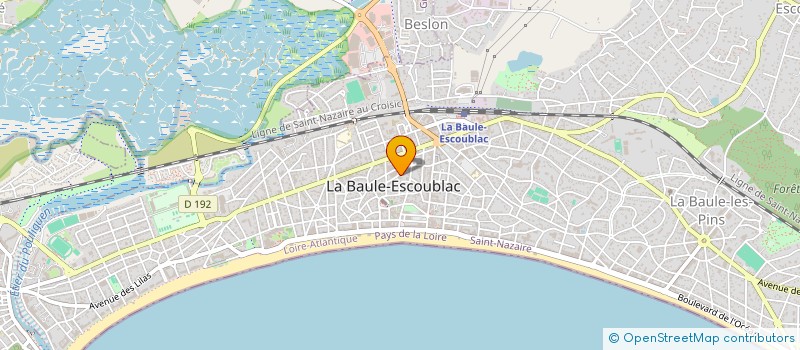 localisation de l'entreprise SARL DROUET RICHARD à LA BAULE-ESCOUBLAC
