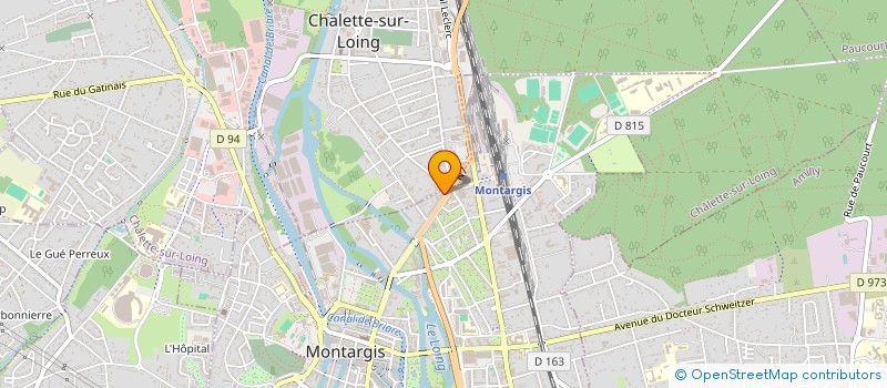 localisation de l'entreprise SARL DROUILLARD  MONTARGIS