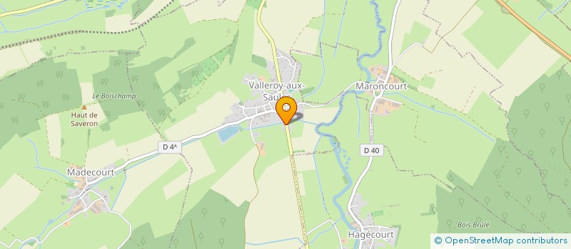 localisation de l'entreprise SARL DRUAUX  VALLEROY-AUX-SAULES