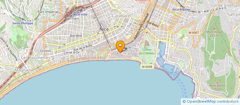localisation de l'entreprise SARL DRUPA AUREA à NICE