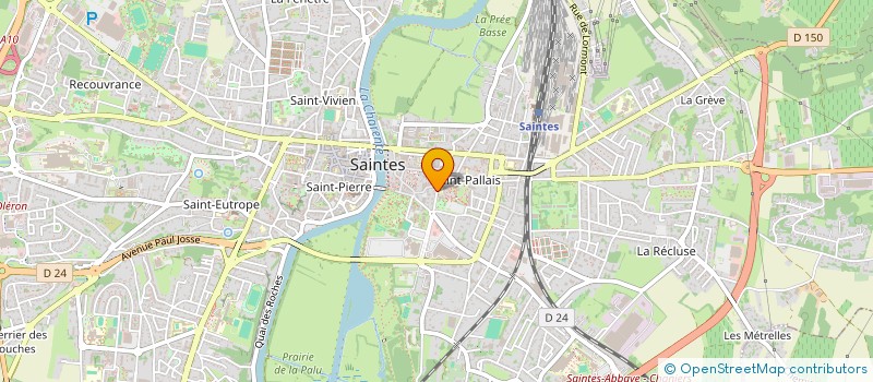 localisation de l'entreprise SARL DS DES MARQUES  SAINTES