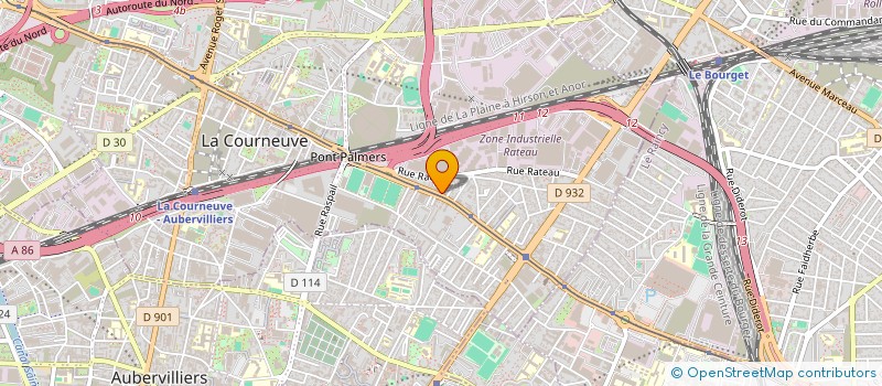 localisation de l'entreprise SARL DS NETTOYAGE à LA COURNEUVE