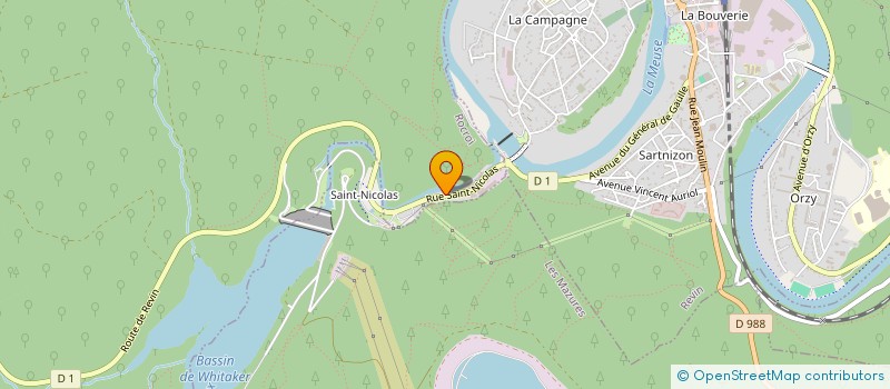 localisation de l'entreprise SARL DSA à ROCROI