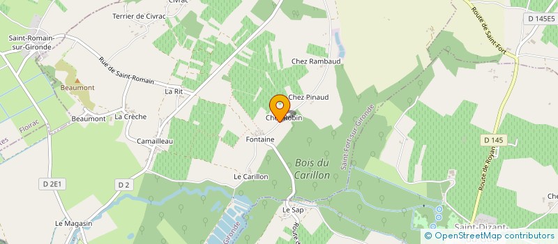 localisation de l'entreprise SARL DSAB  SAINT-FORT-SUR-GIRONDE