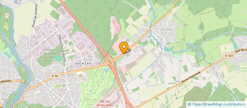 localisation de l'entreprise SARL DT OPTIQUE à JEUXEY