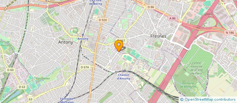 localisation de l'entreprise SARL DU 176 à ANTONY