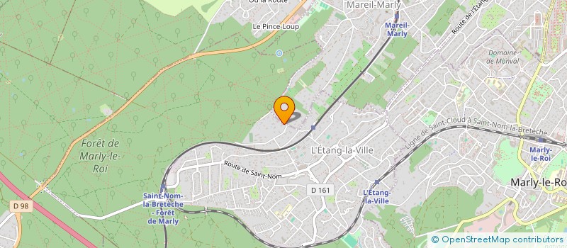 localisation de l'entreprise SARL DU 32 CHEMIN DE LA BUTTE  L'ETANG-LA-VILLE