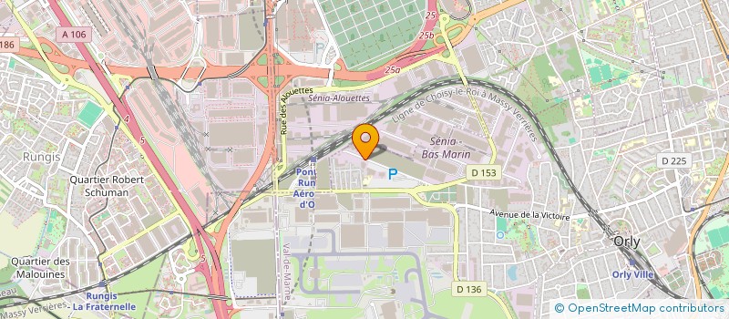 localisation de l'entreprise SARL DU 7-19 RUE DES QUINZE ARPENTS  ORLY