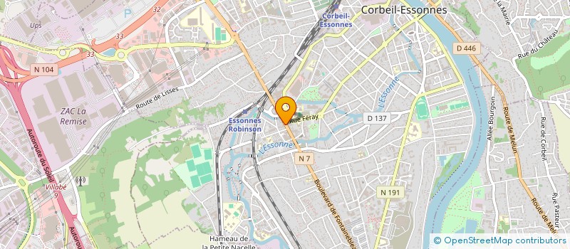 localisation de l'entreprise SARL DU à CORBEIL-ESSONNES