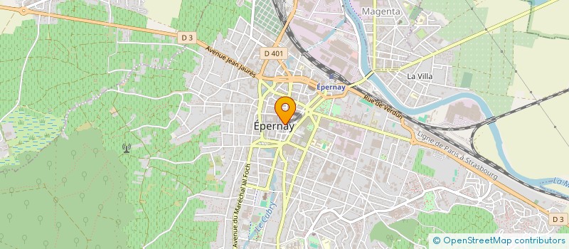 localisation de l'entreprise SARL DU 9 RUE SAINT THIBAULT à EPERNAY