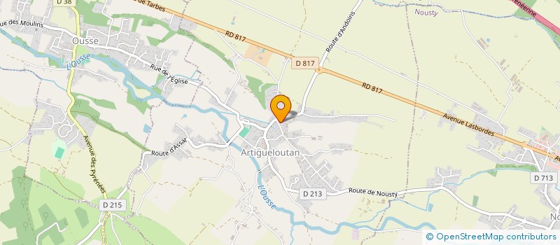 localisation de l'entreprise SARL DU BALOU  ARTIGUELOUTAN