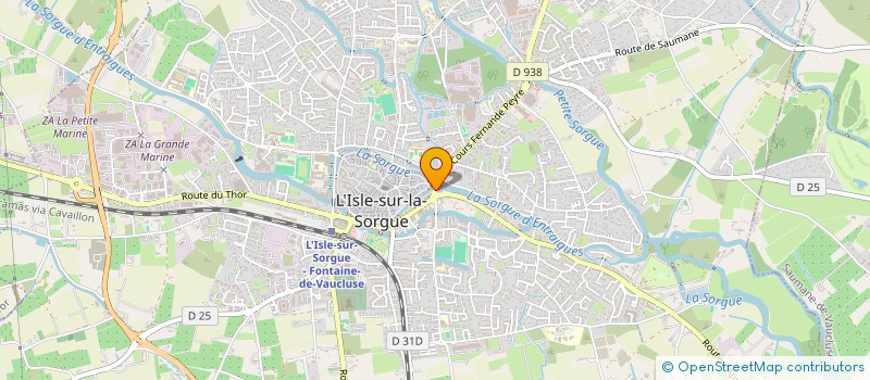 localisation de l'entreprise SARL DU BASSIN  L'ISLE-SUR-LA-SORGUE