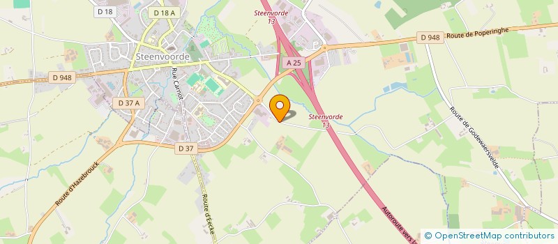 localisation de l'entreprise SARL DU BOIS DE BEAUVOORDE à STEENVOORDE