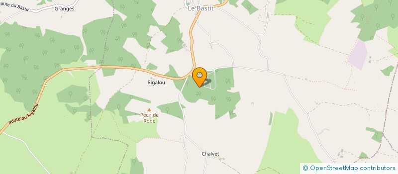 localisation de l'entreprise SARL DU BOIS DE FARAL  LE BASTIT