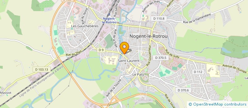 localisation de l'entreprise SARL DU BOIS MERRAIN à NOGENT-LE-ROTROU